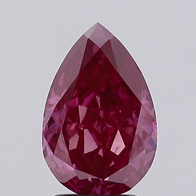 Loose Diamond - PEAR 1.61ct Fancy Deep Pink VS2: Loose Diamond - PEAR 1.61ct Fancy Deep Pink VS2 Source: This is a real non-mined Diamond that has been grown in a lab Shape: PEAR Carats: 1.61 Color: Fancy Deep Pink Certification: IGI Video: