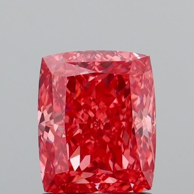 Loose Diamond - CUSHION MODIFIED 1.28ct Fancy Vivid Pink VS1: Loose Diamond - CUSHION MODIFIED 1.28ct Fancy Vivid Pink VS1 Source: This is a real non-mined Diamond that has been grown in a lab Shape: CUSHION MODIFIED Carats: 1.28 Color: Fancy Vivid Pink Certific