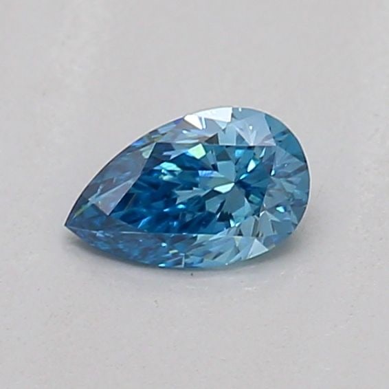 Loose Diamond - PEAR 0.17ct Fancy Vivid Blue VS1: Loose Diamond - PEAR 0.17ct Fancy Vivid Blue VS1 Source: This is a real non-mined Diamond that has been grown in a lab Shape: PEAR Carats: 0.17 Color: Fancy Vivid Blue Certification: IGI Video: