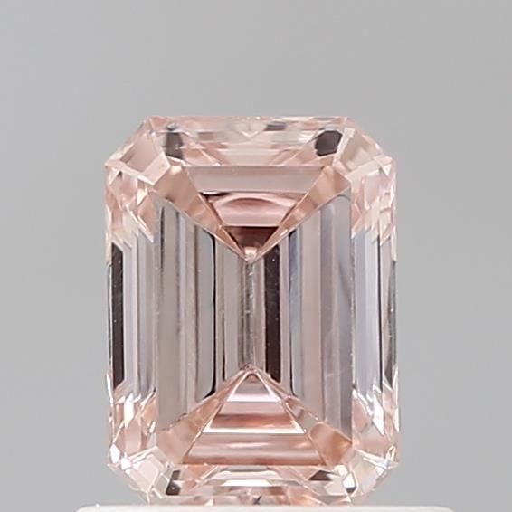 Loose Diamond - EMERALD 0.75ct Fancy Brown Pink VVS2: Loose Diamond - EMERALD 0.75ct Fancy Brown Pink VVS2 Source: This is a real non-mined Diamond that has been grown in a lab Shape: EMERALD Carats: 0.75 Color: Fancy Brown Pink Certification: IGI Video: