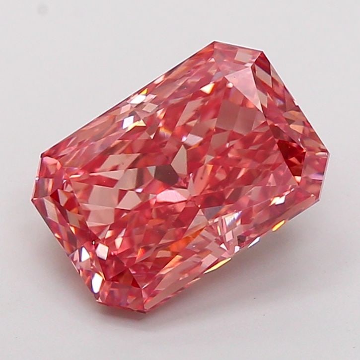 Loose Diamond - RADIANT 5.07ct Fancy Vivid Pink VS1: Loose Diamond - RADIANT 5.07ct Fancy Vivid Pink VS1 Source: This is a real non-mined Diamond that has been grown in a lab Shape: RADIANT Carats: 5.07 Color: Fancy Vivid Pink Certification: IGI Video: