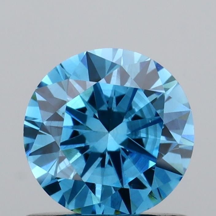 Loose Diamond - ROUND 0.78ct Fancy Vivid Blue SI1 (1 of 1)