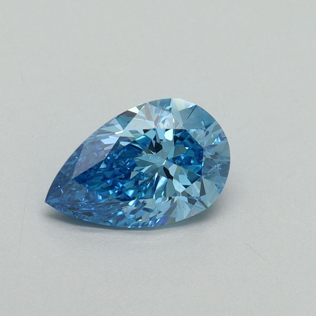 Loose Diamond - PEAR 1.05ct Fancy Vivid Blue VS1: Loose Diamond - PEAR 1.05ct Fancy Vivid Blue VS1 Source: This is a real non-mined Diamond that has been grown in a lab Shape: PEAR Carats: 1.05 Color: Fancy Vivid Blue Certification: IGI Video: Video