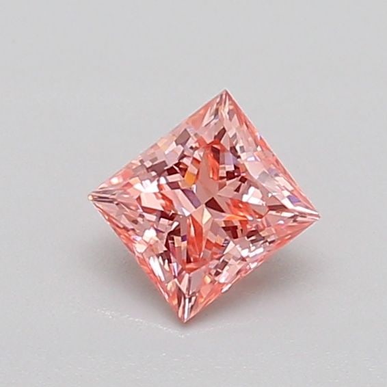Loose Diamond - PRINCESS 0.42ct Fancy Vivid Pink VS2: Loose Diamond - PRINCESS 0.42ct Fancy Vivid Pink VS2 Source: This is a real non-mined Diamond that has been grown in a lab Shape: PRINCESS Carats: 0.42 Color: Fancy Vivid Pink Certification: IGI Video