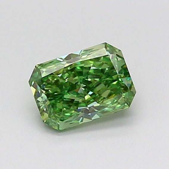Loose Diamond - RADIANT 0.51ct Fancy Vivid Green VVS2: Loose Diamond - RADIANT 0.51ct Fancy Vivid Green VVS2 Source: This is a real non-mined Diamond that has been grown in a lab Shape: RADIANT Carats: 0.51 Color: Fancy Vivid Green Certification: NONE