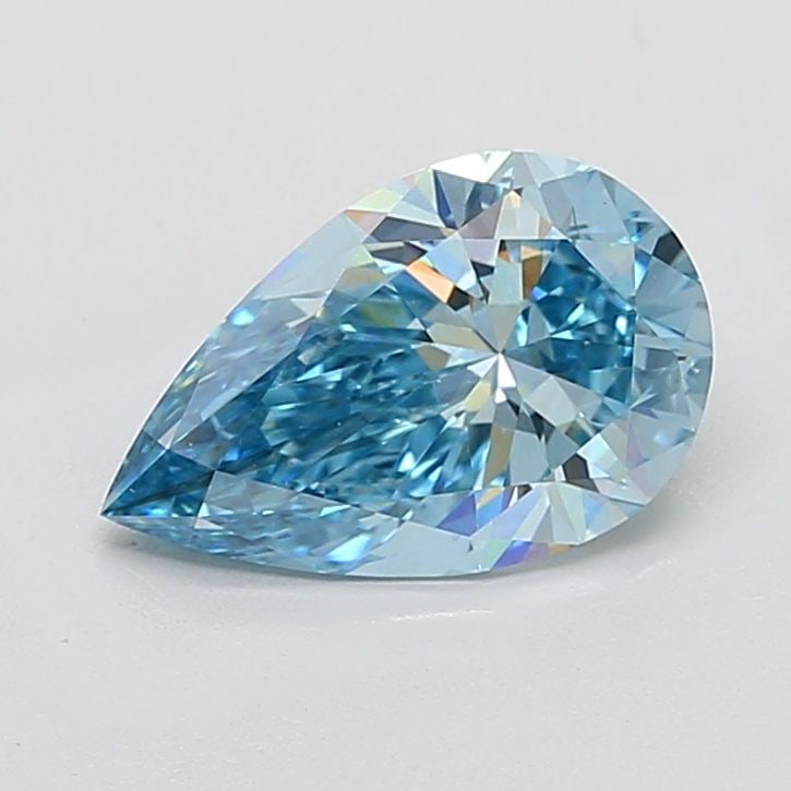 Loose Diamond - PEAR 2.53ct Fancy Vivid Blue VS1 (1 of 1)