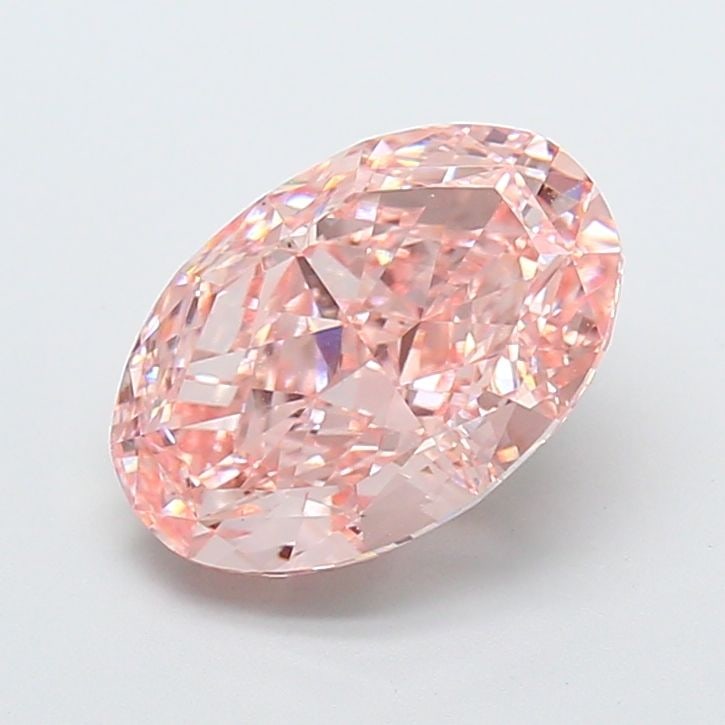 Loose Diamond - OVAL 4.09ct Fancy Intense Pink VS1: Loose Diamond - OVAL 4.09ct Fancy Intense Pink VS1 Source: This is a real non-mined Diamond that has been grown in a lab Shape: OVAL Carats: 4.09 Color: Fancy Intense Pink Certification: IGI Video: