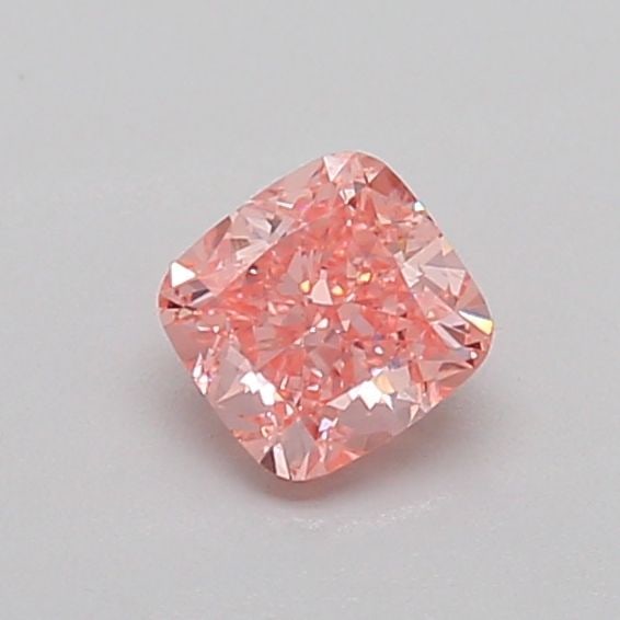 Loose Diamond - CUSHION MODIFIED 0.46ct Fancy Vivid Pink VS1: Loose Diamond - CUSHION MODIFIED 0.46ct Fancy Vivid Pink VS1 Source: This is a real non-mined Diamond that has been grown in a lab Shape: CUSHION MODIFIED Carats: 0.46 Color: Fancy Vivid Pink Certific