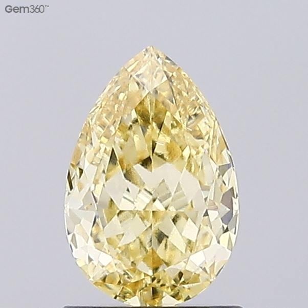 Loose Diamond - PEAR 1.03ct Fancy Intense Yellow VS1: Loose Diamond - PEAR 1.03ct Fancy Intense Yellow VS1 Source: This is a real non-mined Diamond that has been grown in a lab Shape: PEAR Carats: 1.03 Color: Fancy Intense Yellow Certification: IGI Video