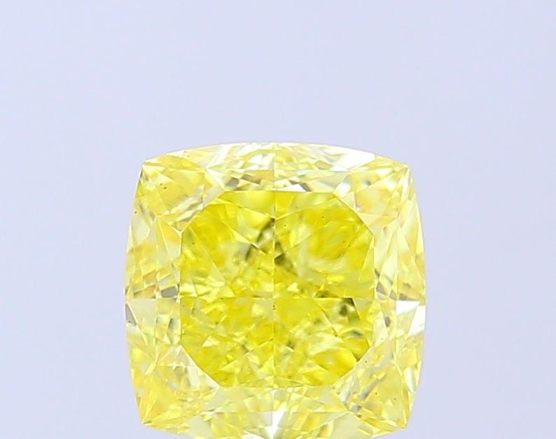 Loose Diamond - CUSHION MODIFIED 3.03ct Fancy Vivid Yellow VS2: Loose Diamond - CUSHION MODIFIED 3.03ct Fancy Vivid Yellow VS2 Source: This is a real non-mined Diamond that has been grown in a lab Shape: CUSHION MODIFIED Carats: 3.03 Color: Fancy Vivid Yellow Cert