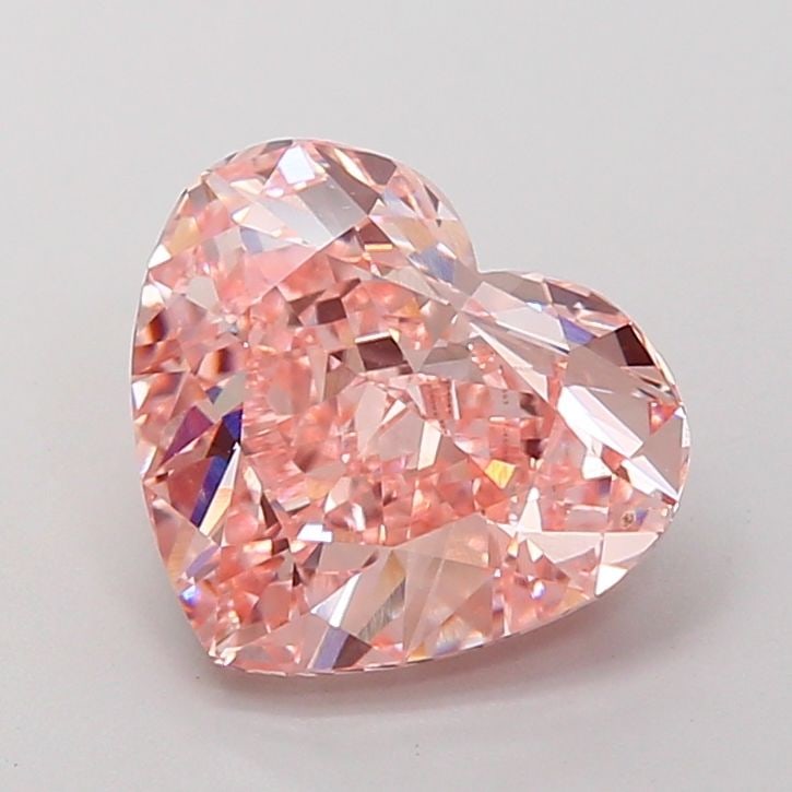 Loose Diamond - HEART 4.04ct Fancy Intense Pink VVS2: Loose Diamond - HEART 4.04ct Fancy Intense Pink VVS2 Source: This is a real non-mined Diamond that has been grown in a lab Shape: HEART Carats: 4.04 Color: Fancy Intense Pink Certification: IGI