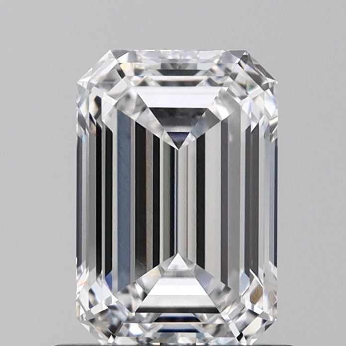 Loose Diamond - EMERALD 1.06ct D VVS2: Loose Diamond - EMERALD 1.06ct D VVS2 Source: This is a real non-mined Diamond that has been grown in a lab Shape: EMERALD Carats: 1.06 Color: D Clarity: VVS2 Certification: IGI Video: