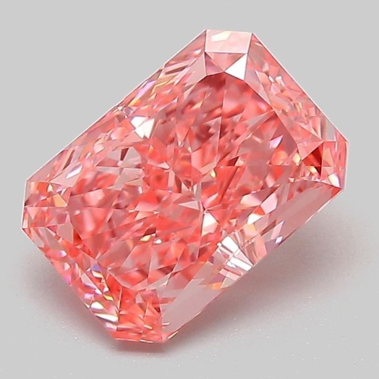 Loose Diamond - RADIANT 2.03ct Fancy Vivid Pink VVS2: Loose Diamond - RADIANT 2.03ct Fancy Vivid Pink VVS2 Source: This is a real non-mined Diamond that has been grown in a lab Shape: RADIANT Carats: 2.03 Color: Fancy Vivid Pink Certification: IGI