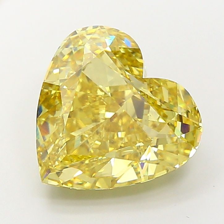Loose Diamond - HEART 11.07ct Fancy Intense Yellow VS1: Loose Diamond - HEART 11.07ct Fancy Intense Yellow VS1 Source: This is a real non-mined Diamond that has been grown in a lab Shape: HEART Carats: 11.07 Color: Fancy Intense Yellow Certification: IGI V