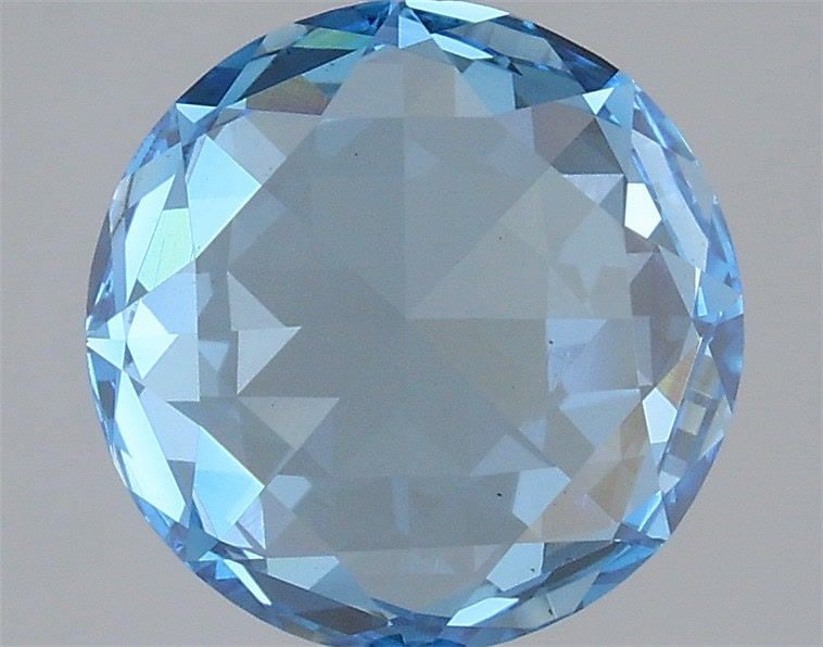 Loose Diamond - ROSE 2.19ct Fancy Vivid Blue VS1: Loose Diamond - ROSE 2.19ct Fancy Vivid Blue VS1 Source: This is a real non-mined Diamond that has been grown in a lab Shape: ROSE Carats: 2.19 Color: Fancy Vivid Blue Certification: IGI Video: