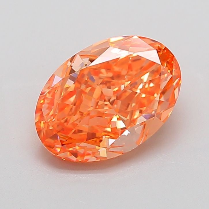 Loose Diamond - OVAL 4.72ct Fancy Vivid Pink Orange VVS2: Loose Diamond - OVAL 4.72ct Fancy Vivid Pink Orange VVS2 Source: This is a real non-mined Diamond that has been grown in a lab Shape: OVAL Carats: 4.72 Color: Fancy Vivid Pink Orange Certification: IG