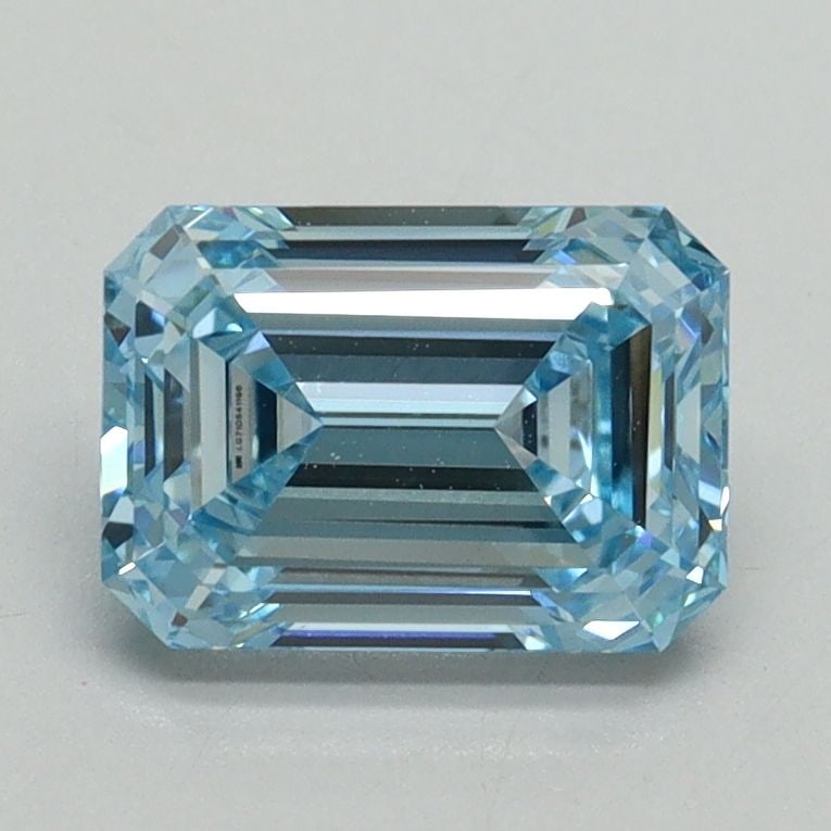 Loose Diamond - EMERALD 1.53ct Fancy Intense Blue VVS2: Loose Diamond - EMERALD 1.53ct Fancy Intense Blue VVS2 Source: This is a real non-mined Diamond that has been grown in a lab Shape: EMERALD Carats: 1.53 Color: Fancy Intense Blue Certification: IGI