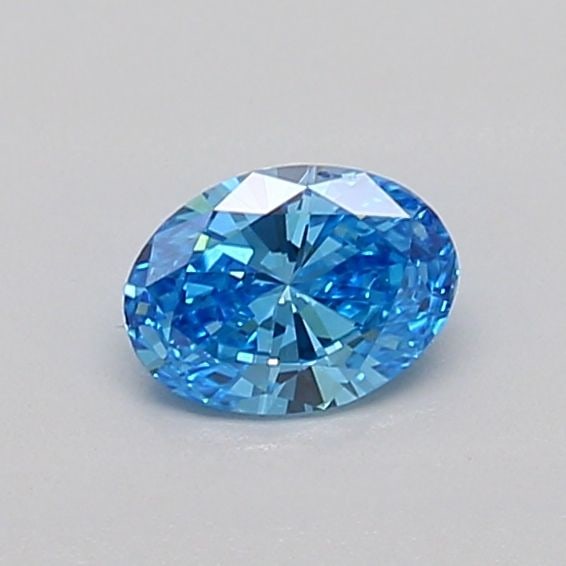 Loose Diamond - OVAL 0.32ct Fancy Vivid Blue VS1: Loose Diamond - OVAL 0.32ct Fancy Vivid Blue VS1 Source: This is a real non-mined Diamond that has been grown in a lab Shape: OVAL Carats: 0.32 Color: Fancy Vivid Blue Certification: IGI Video: