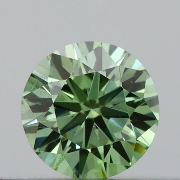 Loose Diamond - ROUND 0.21ct Fancy Vivid Green SI1: Loose Diamond - ROUND 0.21ct Fancy Vivid Green SI1 Source: This is a real non-mined Diamond that has been grown in a lab Shape: ROUND Carats: 0.21 Color: Fancy Vivid Green Certification: IGI Video: