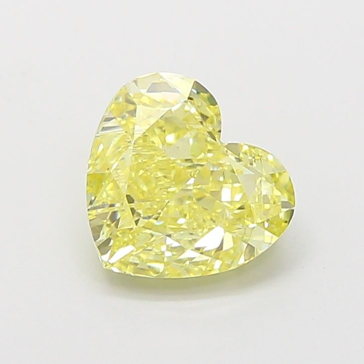 Loose Diamond - HEART 2.0ct Fancy Yellow VS1: Loose Diamond - HEART 2.0ct Fancy Yellow VS1 Source: This is a real non-mined Diamond that has been grown in a lab Shape: HEART Carats: 2.0 Color: Fancy Yellow Certification: IGI Video: