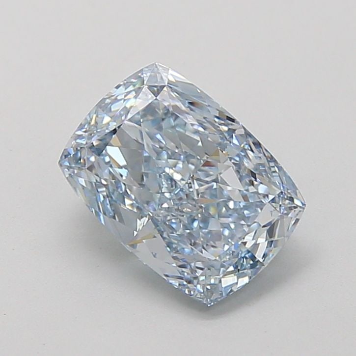 Loose Diamond - CUSHION MODIFIED 2.22ct Fancy Vivid Blue VVS1: Loose Diamond - CUSHION MODIFIED 2.22ct Fancy Vivid Blue VVS1 Source: This is a real non-mined Diamond that has been grown in a lab Shape: CUSHION MODIFIED Carats: 2.22 Color: Fancy Vivid Blue Certifi