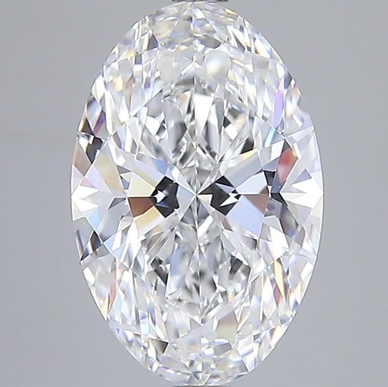 Loose Diamond - OVAL 4.03ct D VVS2: Loose Diamond - OVAL 4.03ct D VVS2 Source: This is a real non-mined Diamond that has been grown in a lab Shape: OVAL Carats: 4.03 Color: D Clarity: VVS2 Certification: IGI Video: