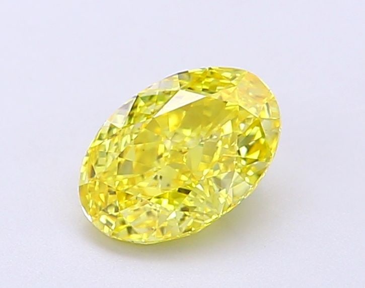 Loose Diamond - OVAL 1.02ct Fancy Vivid Yellow VVS2: Loose Diamond - OVAL 1.02ct Fancy Vivid Yellow VVS2 Source: This is a real non-mined Diamond that has been grown in a lab Shape: OVAL Carats: 1.02 Color: Fancy Vivid Yellow Certification: IGI Video: