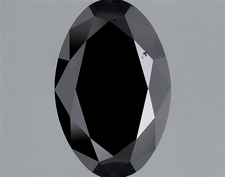 Loose Diamond - OVAL 2.52ct Fancy Black: Loose Diamond - OVAL 2.52ct Fancy Black Source: This is a real non-mined Diamond that has been grown in a lab Shape: OVAL Carats: 2.52 Color: Fancy Black Certification: IGI Video: