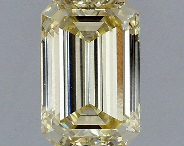 Loose Diamond - EMERALD 1.0ct Fancy Light Yellow VS1: Loose Diamond - EMERALD 1.0ct Fancy Light Yellow VS1 Source: This is a real non-mined Diamond that has been grown in a lab Shape: EMERALD Carats: 1.0 Color: Fancy Light Yellow Certification: IGI Video