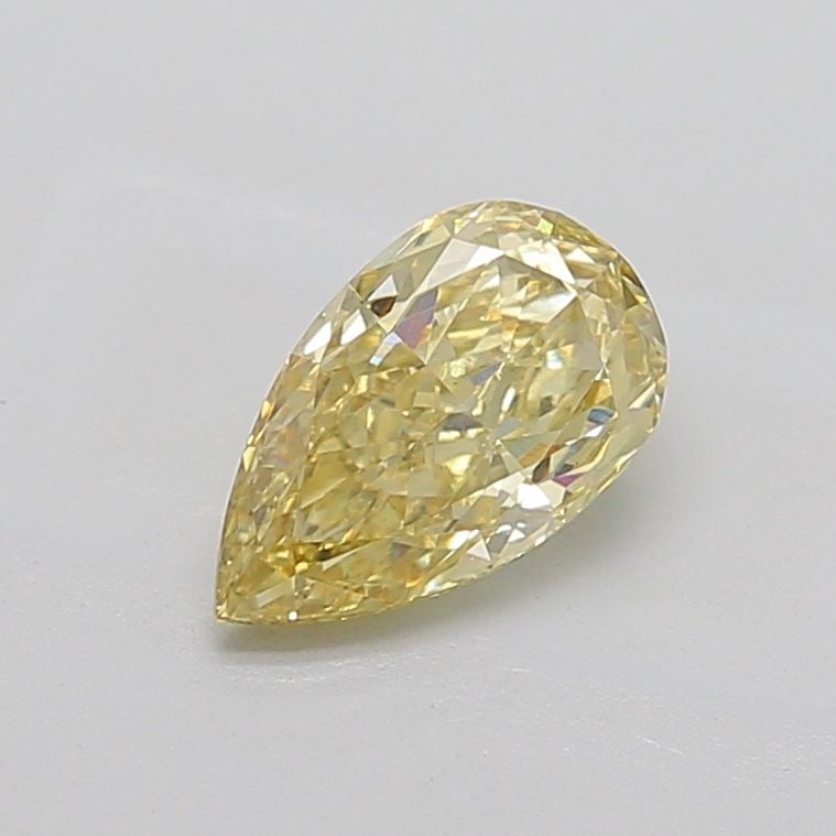Loose Diamond - PEAR 1.26ct Fancy Yellow VS1: Loose Diamond - PEAR 1.26ct Fancy Yellow VS1 Source: This is a real non-mined Diamond that has been grown in a lab Shape: PEAR Carats: 1.26 Color: Fancy Yellow Certification: IGI Video: