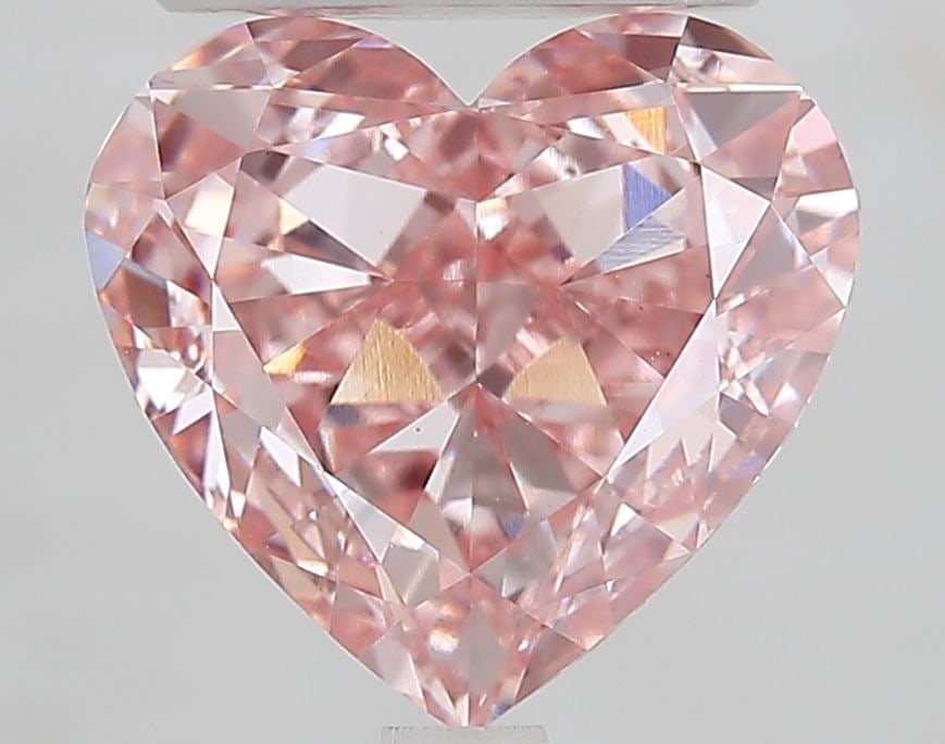 Loose Diamond - HEART 3.64ct Fancy Vivid Pink VS1: Loose Diamond - HEART 3.64ct Fancy Vivid Pink VS1 Source: This is a real non-mined Diamond that has been grown in a lab Shape: HEART Carats: 3.64 Color: Fancy Vivid Pink Certification: IGI Video: