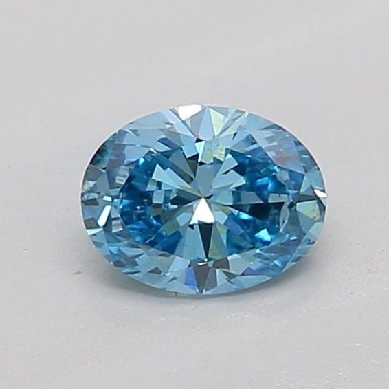 Loose Diamond - OVAL 0.29ct Fancy Vivid Blue SI1 (1 of 1)