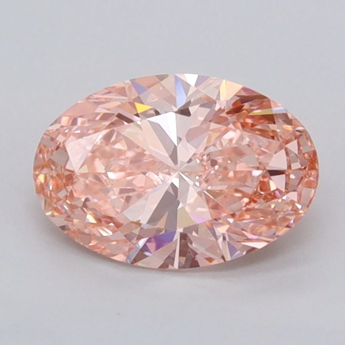 Loose Diamond - OVAL 1.03ct Fancy Vivid Pink VVS1: Loose Diamond - OVAL 1.03ct Fancy Vivid Pink VVS1 Source: This is a real non-mined Diamond that has been grown in a lab Shape: OVAL Carats: 1.03 Color: Fancy Vivid Pink Certification: IGI Video: