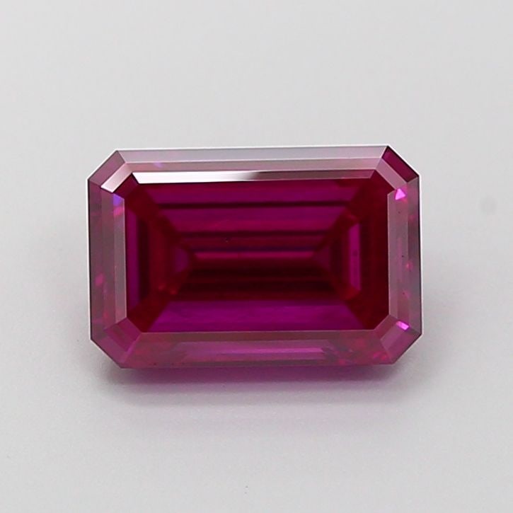 Loose Diamond - EMERALD 2.21ct Fancy Deep Pink VS2: Loose Diamond - EMERALD 2.21ct Fancy Deep Pink VS2 Source: This is a real non-mined Diamond that has been grown in a lab Shape: EMERALD Carats: 2.21 Color: Fancy Deep Pink Certification: IGI Video: