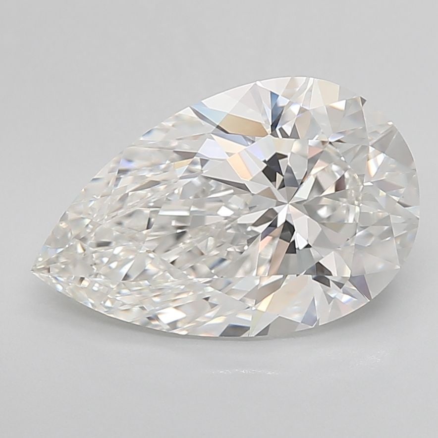 Loose Diamond - PEAR 5.0ct F IF: Loose Diamond - PEAR 5.0ct F IF Source: This is a real non-mined Diamond that has been grown in a lab Shape: PEAR Carats: 5.0 Color: F Clarity: IF Certification: IGI Video: