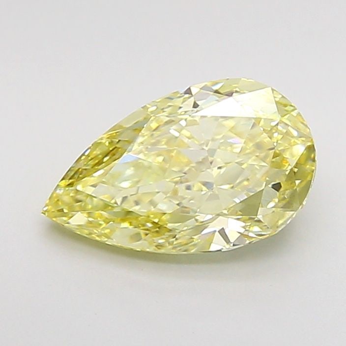Loose Diamond - PEAR 1.5ct Fancy Yellow VS1: Loose Diamond - PEAR 1.5ct Fancy Yellow VS1 Source: This is a real non-mined Diamond that has been grown in a lab Shape: PEAR Carats: 1.5 Color: Fancy Yellow Certification: IGI Video: