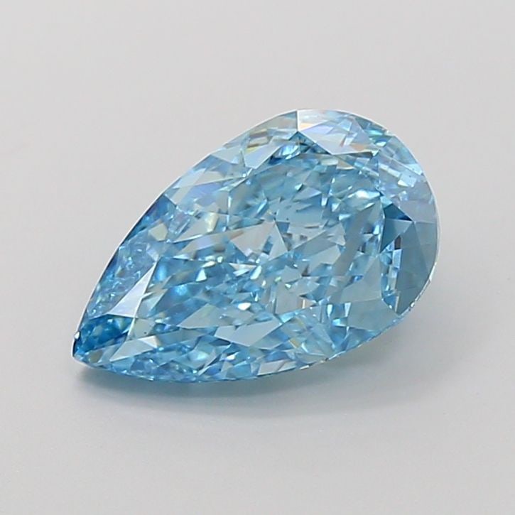 Loose Diamond - PEAR 3.17ct Fancy Vivid Blue VS1: Loose Diamond - PEAR 3.17ct Fancy Vivid Blue VS1 Source: This is a real non-mined Diamond that has been grown in a lab Shape: PEAR Carats: 3.17 Color: Fancy Vivid Blue Certification: IGI Video: