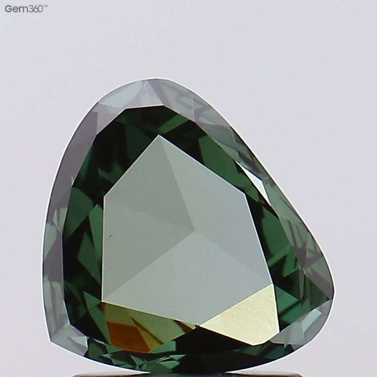 Loose Diamond - ROSE 0.64ct Fancy Vivid Green VS1: Loose Diamond - ROSE 0.64ct Fancy Vivid Green VS1 Source: This is a real non-mined Diamond that has been grown in a lab Shape: ROSE Carats: 0.64 Color: Fancy Vivid Green Certification: NONE Video: