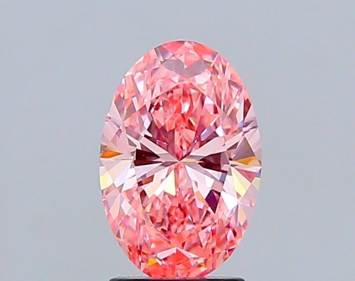 Loose Diamond - OVAL 2.05ct Fancy Vivid Pink VS1: Loose Diamond - OVAL 2.05ct Fancy Vivid Pink VS1 Source: This is a real non-mined Diamond that has been grown in a lab Shape: OVAL Carats: 2.05 Color: Fancy Vivid Pink Certification: IGI Video: