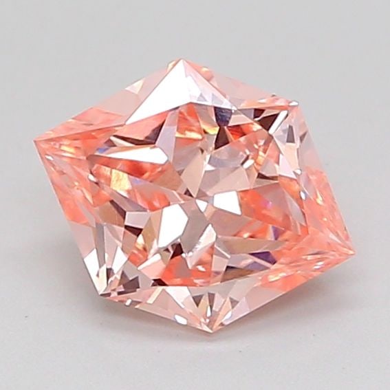 Loose Diamond - HEXAGONAL 0.92ct Fancy Intense Pink VVS2: Loose Diamond - HEXAGONAL 0.92ct Fancy Intense Pink VVS2 Source: This is a real non-mined Diamond that has been grown in a lab Shape: HEXAGONAL Carats: 0.92 Color: Fancy Intense Pink Certification: IG