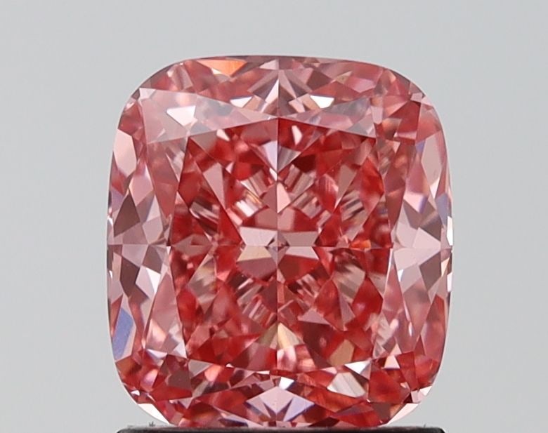 Loose Diamond - CUSHION MODIFIED 2.19ct Fancy Vivid Pink VS1: Loose Diamond - CUSHION MODIFIED 2.19ct Fancy Vivid Pink VS1 Source: This is a real non-mined Diamond that has been grown in a lab Shape: CUSHION MODIFIED Carats: 2.19 Color: Fancy Vivid Pink Certific