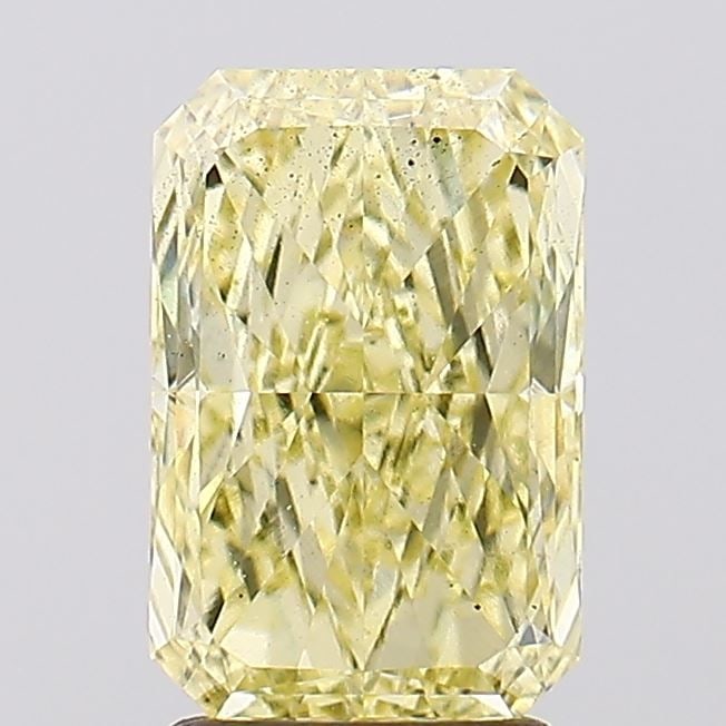 Loose Diamond - RADIANT 2.3ct Fancy Intense Yellow VS2: Loose Diamond - RADIANT 2.3ct Fancy Intense Yellow VS2 Source: This is a real non-mined Diamond that has been grown in a lab Shape: RADIANT Carats: 2.3 Color: Fancy Intense Yellow Certification: IGI V