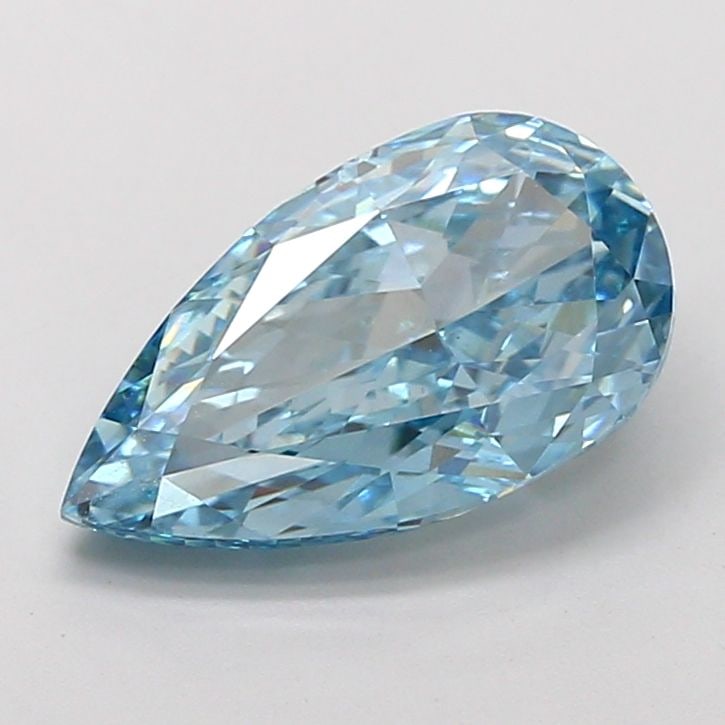 Loose Diamond - PEAR 4.01ct Fancy Vivid Blue VS1: Loose Diamond - PEAR 4.01ct Fancy Vivid Blue VS1 Source: This is a real non-mined Diamond that has been grown in a lab Shape: PEAR Carats: 4.01 Color: Fancy Vivid Blue Certification: IGI Video: