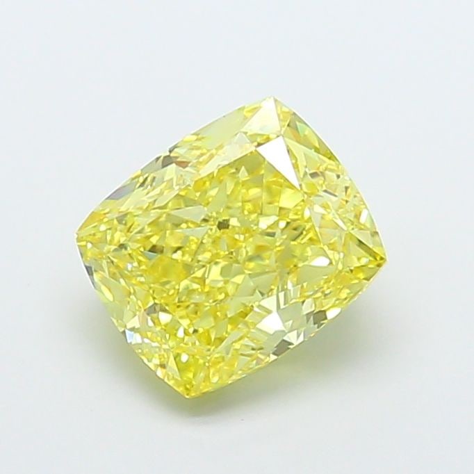 Loose Diamond - CUSHION MODIFIED 4.56ct Fancy Intense Yellow VS1: Loose Diamond - CUSHION MODIFIED 4.56ct Fancy Intense Yellow VS1 Source: This is a real non-mined Diamond that has been grown in a lab Shape: CUSHION MODIFIED Carats: 4.56 Color: Fancy Intense Yellow