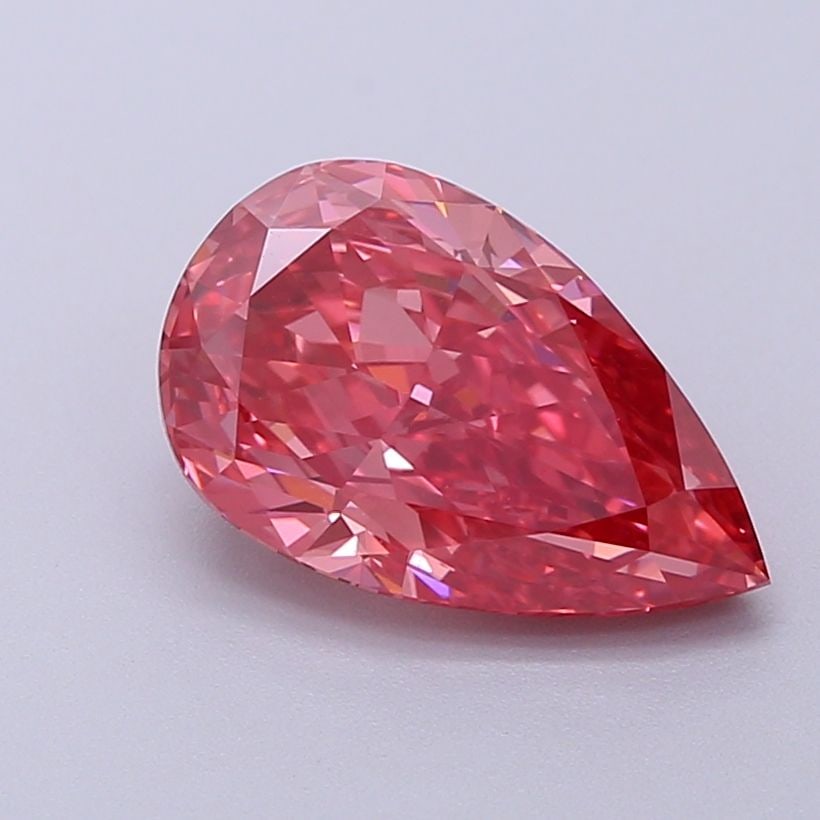 Loose Diamond - PEAR 2.59ct Fancy Vivid Pink VS1: Loose Diamond - PEAR 2.59ct Fancy Vivid Pink VS1 Source: This is a real non-mined Diamond that has been grown in a lab Shape: PEAR Carats: 2.59 Color: Fancy Vivid Pink Certification: IGI Video: Video