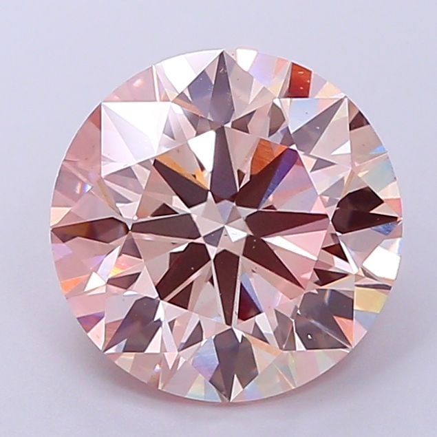 Ideal Loose Diamond - ROUND 5.26ct Fancy Pink VS1: Ideal Loose Diamond - ROUND 5.26ct Fancy Pink VS1 Source: This is a real non-mined Diamond that has been grown in a lab Shape: ROUND Carats: 5.26 Color: Fancy Pink Certification: IGI Video: