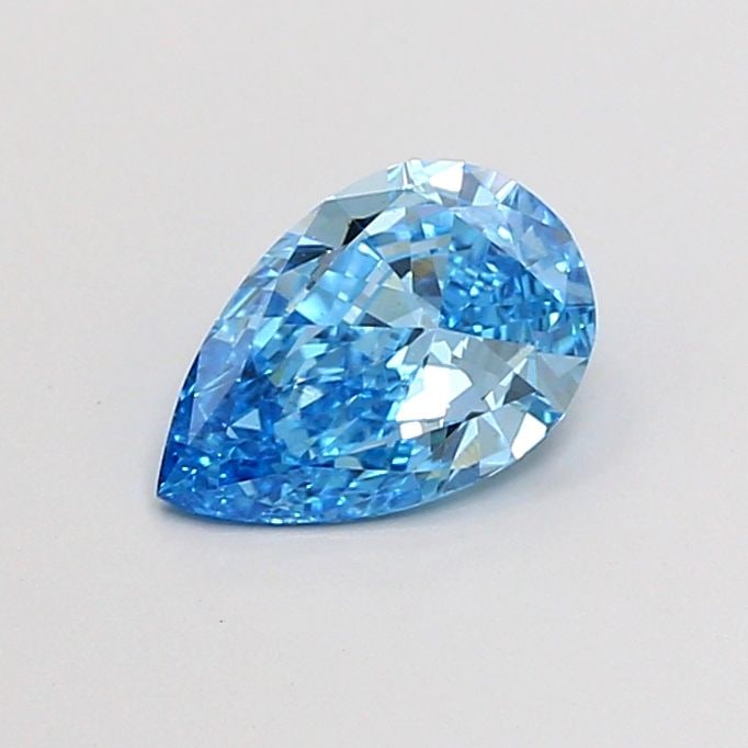 Loose Diamond - PEAR 1.0ct Fancy Vivid Blue VS1: Loose Diamond - PEAR 1.0ct Fancy Vivid Blue VS1 Source: This is a real non-mined Diamond that has been grown in a lab Shape: PEAR Carats: 1.0 Color: Fancy Vivid Blue Certification: IGI Additional imag