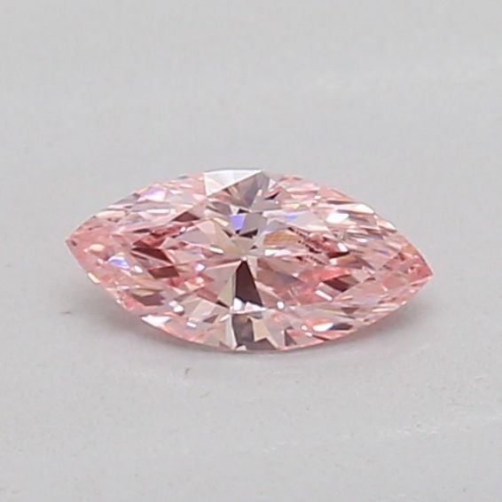 Loose Diamond - MARQUISE 0.13ct Fancy Vivid Pink VS1: Loose Diamond - MARQUISE 0.13ct Fancy Vivid Pink VS1 Source: This is a real non-mined Diamond that has been grown in a lab Shape: MARQUISE Carats: 0.13 Color: Fancy Vivid Pink Certification: IGI Video