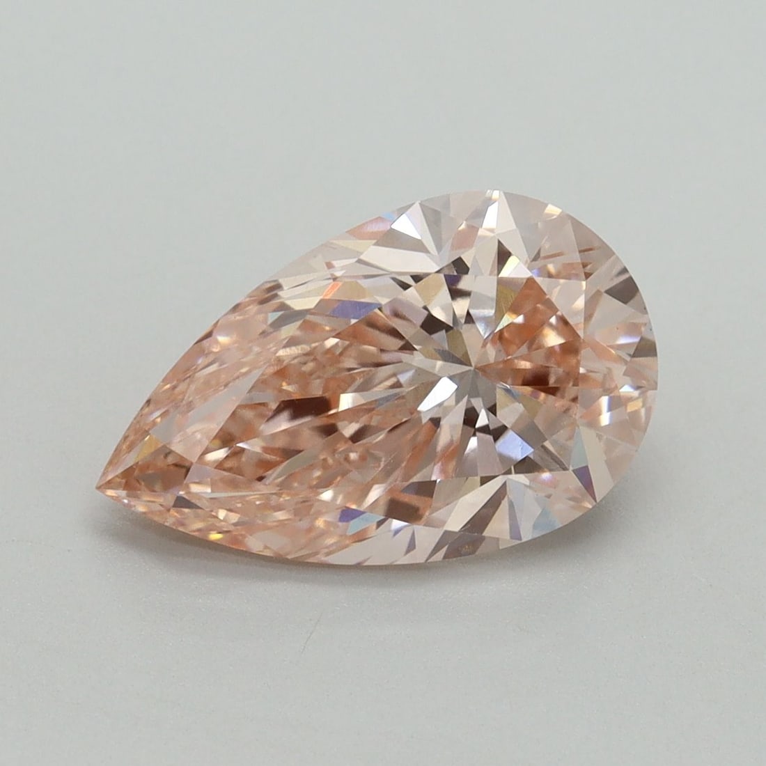 Loose Diamond - PEAR 3.04ct Fancy Intense Pink VS1: Loose Diamond - PEAR 3.04ct Fancy Intense Pink VS1 Source: This is a real non-mined Diamond that has been grown in a lab Shape: PEAR Carats: 3.04 Color: Fancy Intense Pink Certification: IGI Video: