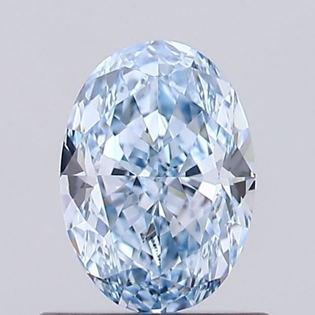 Loose Diamond - OVAL 0.72ct Fancy Intense Blue VVS1: Loose Diamond - OVAL 0.72ct Fancy Intense Blue VVS1 Source: This is a real non-mined Diamond that has been grown in a lab Shape: OVAL Carats: 0.72 Color: Fancy Intense Blue Certification: IGI Video: